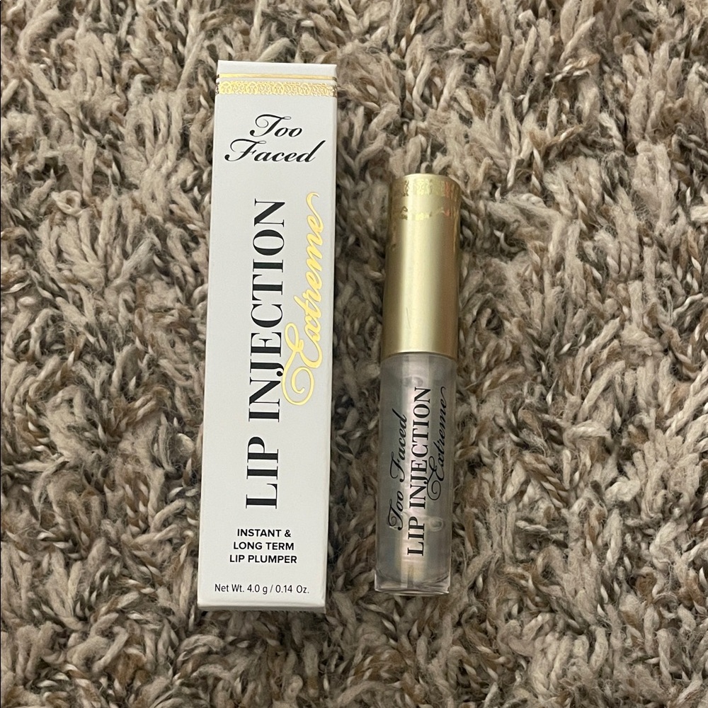Too Faced Lip Injection Extreme in White and Gold